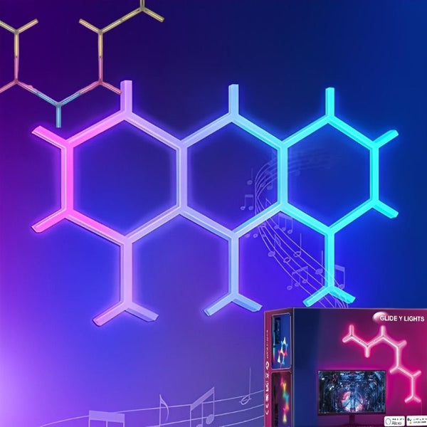 مصابيح الجدار الذكية LED RGB (Y)(7 قطع)