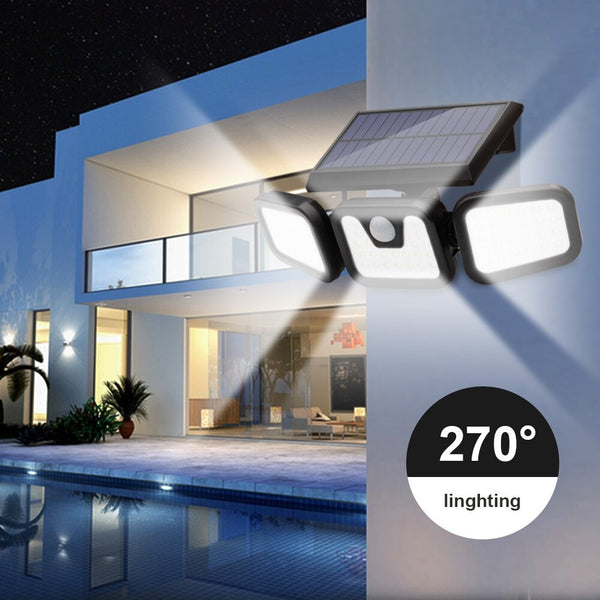 مصباح LED خارجي يعمل بالطاقة الشمسية خارج المنزل و الحديقة