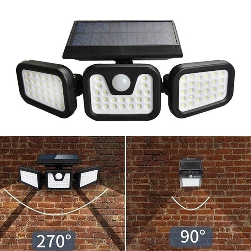 مصباح LED خارجي يعمل بالطاقة الشمسية خارج المنزل و الحديقة